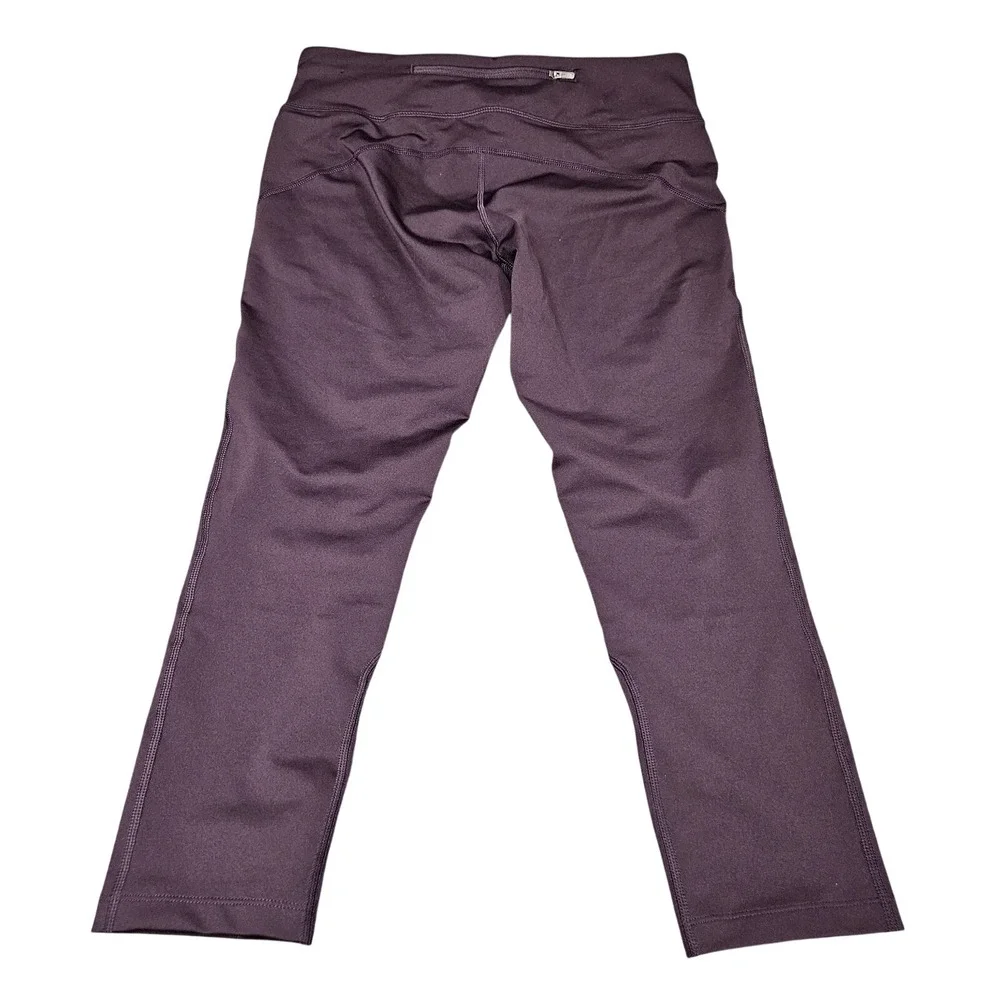Nike Dri-FIT Leggings‎ Womens Medium Purple Cropped Running Capri Athletic Pants